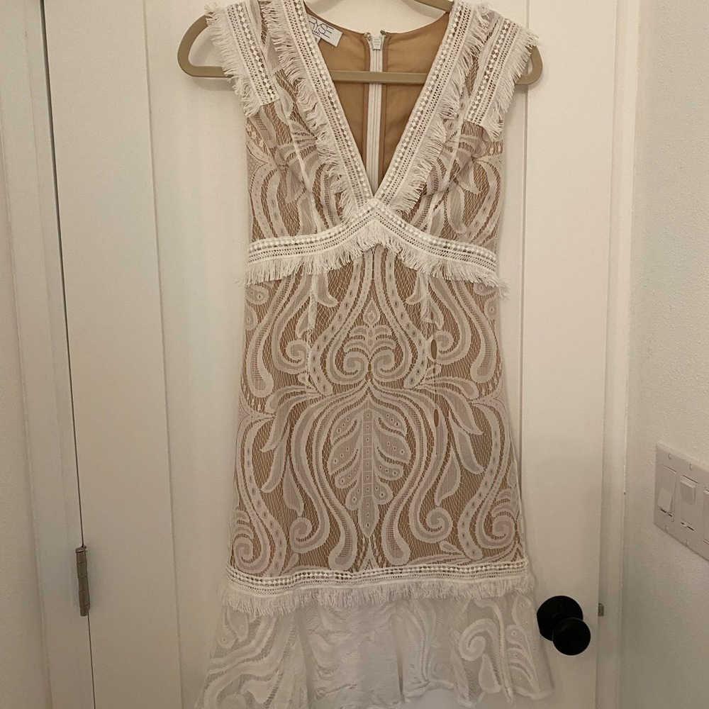 RYSE lace white dress